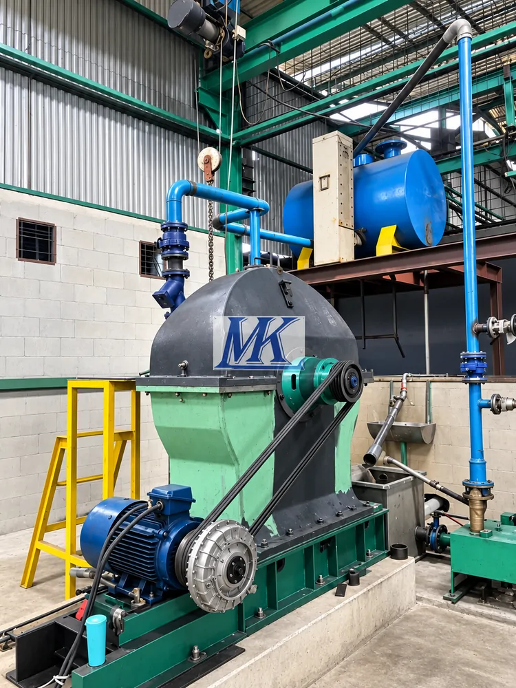 Balancing and Overhaul Sludge Centrifuge Rotor Disc Bowl | PT. Malindo Karya Lestari